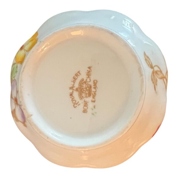 Royal Albert Bone China Sugar Bowls Clematis Pattern Made In England Floral - Picture 7 of 8